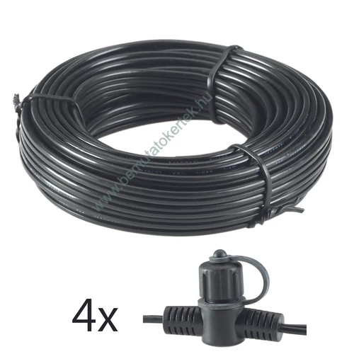 SPT-1 FLEXIBILIS FŐKÁBEL 4 DB CSATLAKOZÓVAL 10 M